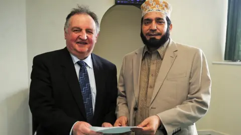 Jim McEwan Jim Dempster and Sardar Ahmad Rizvi