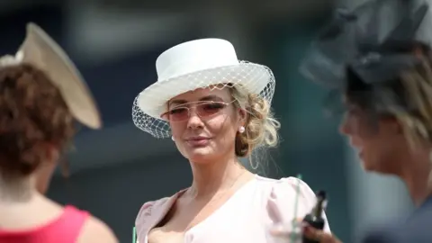PA Hats on display at Epsom Ladies Day