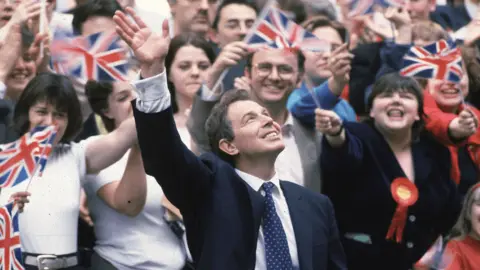Getty Images Picture of Tony Blair in Downing Street