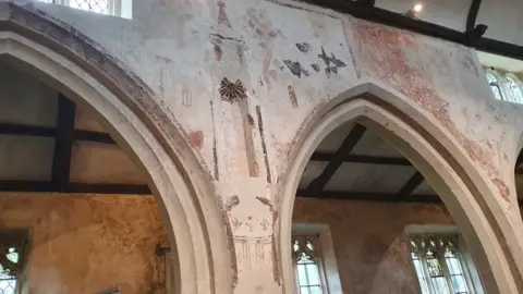 St Mary's Church Niche in wall