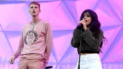 Getty Images Machine Gun Kelly and Camila Cabello