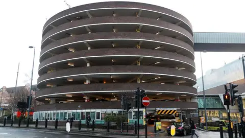 BBC Eldon Square multi-story car park in Newcastle