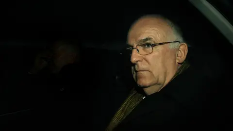 Getty Images Sir Richard Dearlove in 2008, sitting in the back of a car