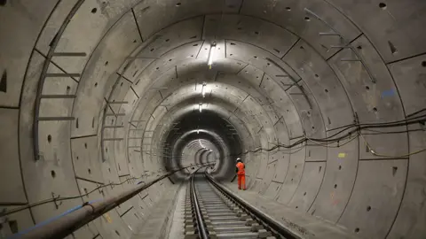 Getty Images Work on the tunnel, 2016