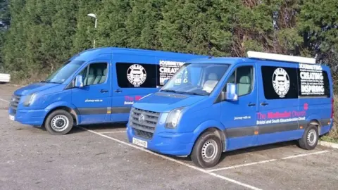 Jenny Bourne Minibuses belonging to The Ark Bus in Bristol