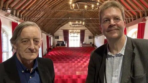 Jill Bennett/BBC Richard Griffiths (left) and Dr Jonathan Clark (right)