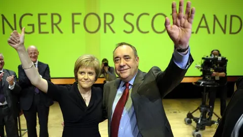 Getty Images nicola sturgeon and alex salmond