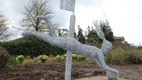 Rugby Borough Council The Try sculpture
