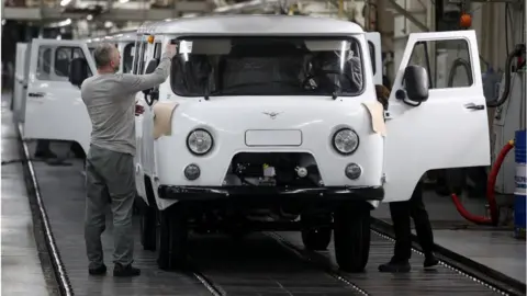 Getty Images Russian car factory