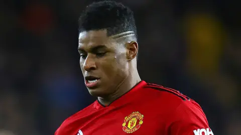 Manchester United's Marcus Rashford