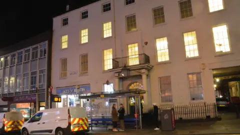 Sussex Police  A four-storey building in North Road, Brighton