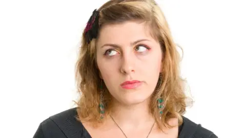 Getty Images Woman fed up