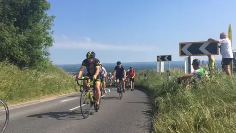 Twitter: @TheBHF London to Brighton cyclists - Sun 18th June