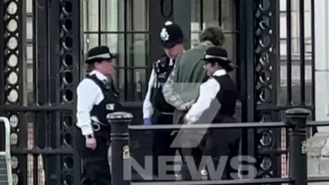 Arrest at Buckingham palace