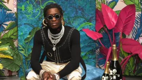 Getty Images Image shows Young Thug in 2018