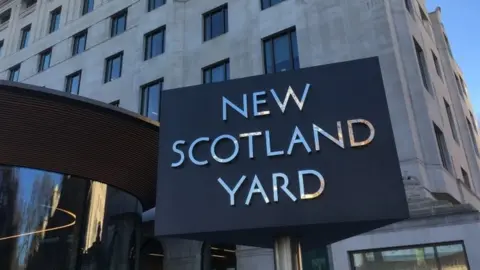 BBC New Scotland Yard sign