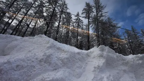 Getty Images Valais, including the Zermatt resort, was hit by heavy avalanches in January