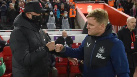 Jurgen Klopp and Eddie Howe
