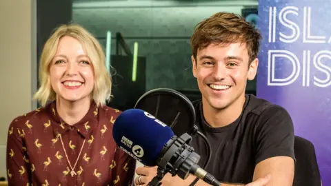 BBC/Amanda Benson Lauren Laverne and Tom Daley