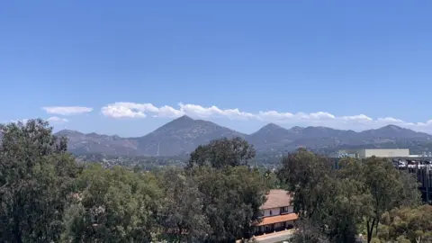 National Weather Service A view of southern Californian countryside