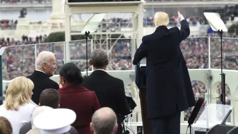 Getty Images Joe Biden at Trump's inauguration