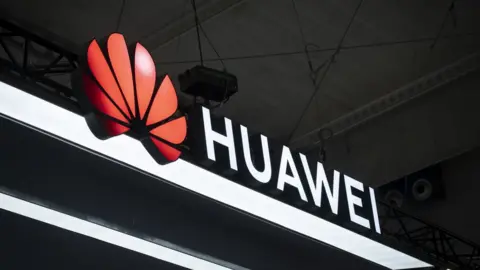 Getty Images Huawei logo