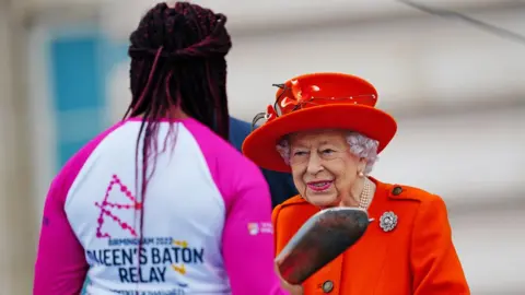 Birmingham 2022 Paralympian Kadeena Cox with The Queen