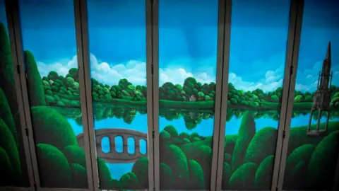 Plaster Communications Painting of Stourhead