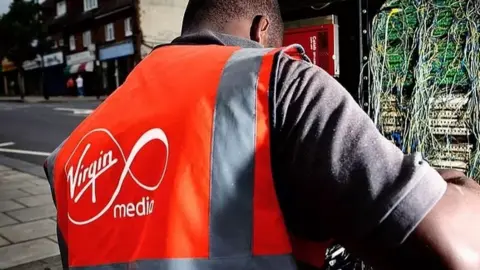 Virgin Media workers