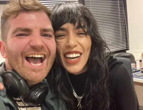 Daniel Rosney with Loreen