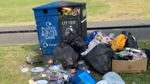 Sally Horrigan Rubbish at East Beach, Shoeburyness