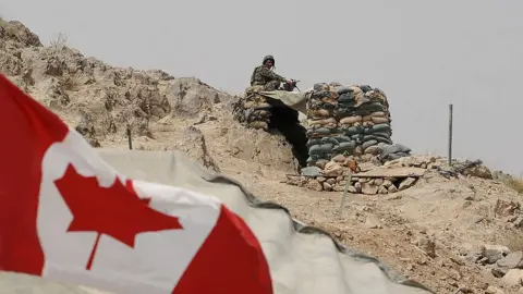 Getty Images Canadian base in Kandahar in 2011