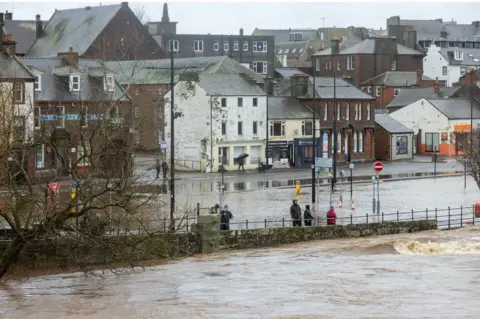 PA Media Dumfries flooding