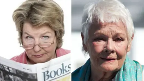 Getty Images Sandi Toksvig and Dame Judi Dench.