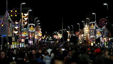 REUTERS/Darren Staples Leicester Diwali switch-on 2017