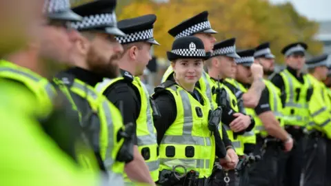 Getty Images police scotland officers