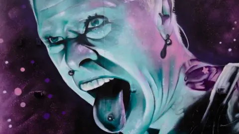 Jaime Bunting Photography Mural of Keith Flint