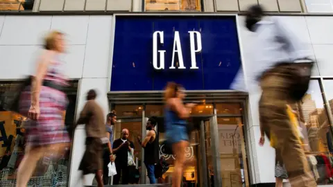 Reuters  Gap store front