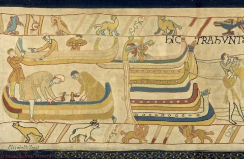 Reading Museum / Reading Borough Council Bayeux Tapestry replica at Reading Museum