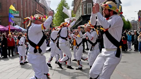 Leicester City Council Morris dancing