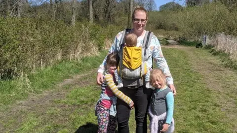 Jenny Sinclair Jenny Sinclair with her three children