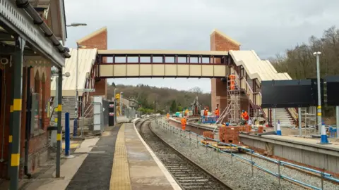 Network Rail Footbridge at Dore & Totley station