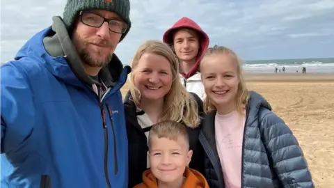 Jen Evans Jen Evans and family