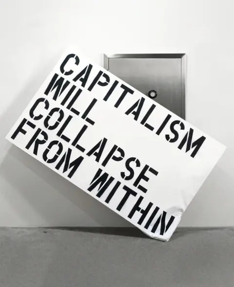 Elmgreen and Dragset Capitalism will Collapse From Within, 2003
