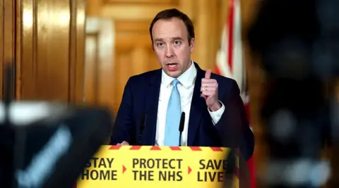 PA Media Health Secretary Matt Hancock