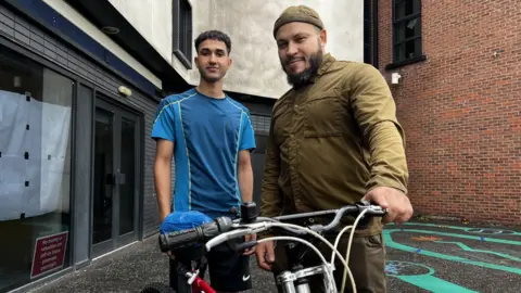 BBC Yasser Hadi Aldifayri with Ibe Hayter