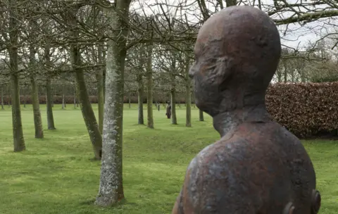 Theo Christelis Antony Gormley's Time Horizon installation at Houghton Hall, Norfolk,