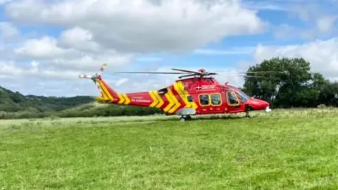 Bodmin Police Helicopter