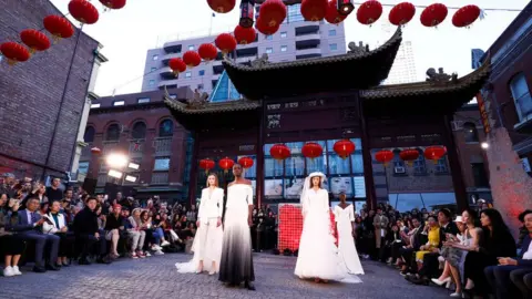 Getty Images An event in Melbourne's Chinatown in 2019
