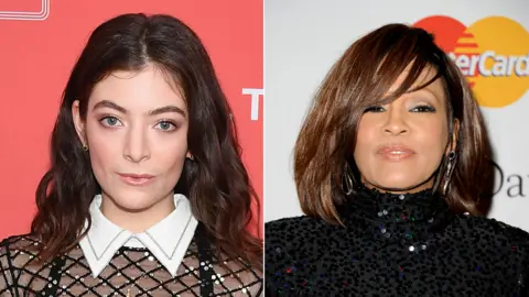 Getty Images Lorde and Whitney Houston